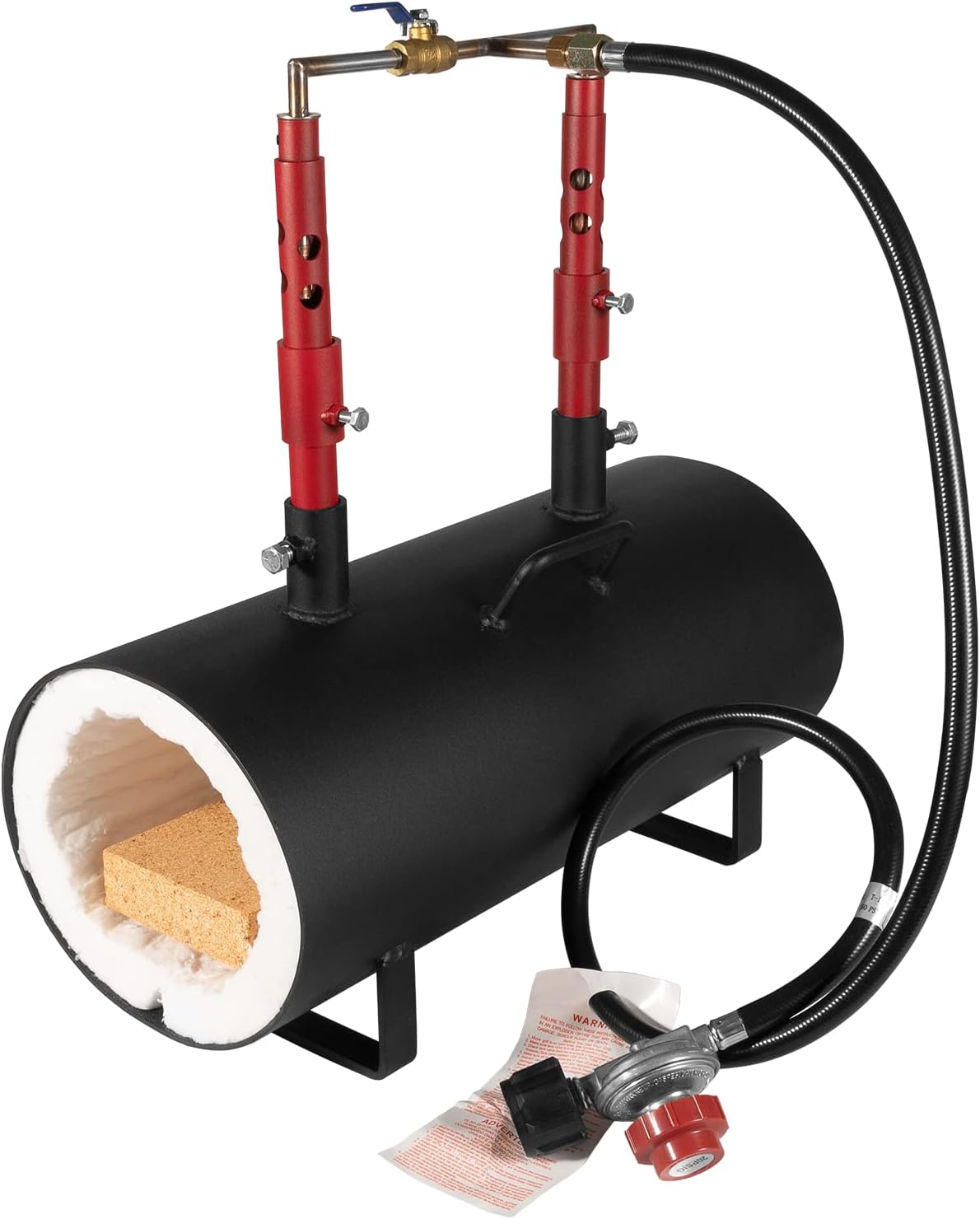 Double Burner Portable Propane Forge Large Capacity (19" x 6.75 x 3.5") Up to 2600&deg;F/1426&deg