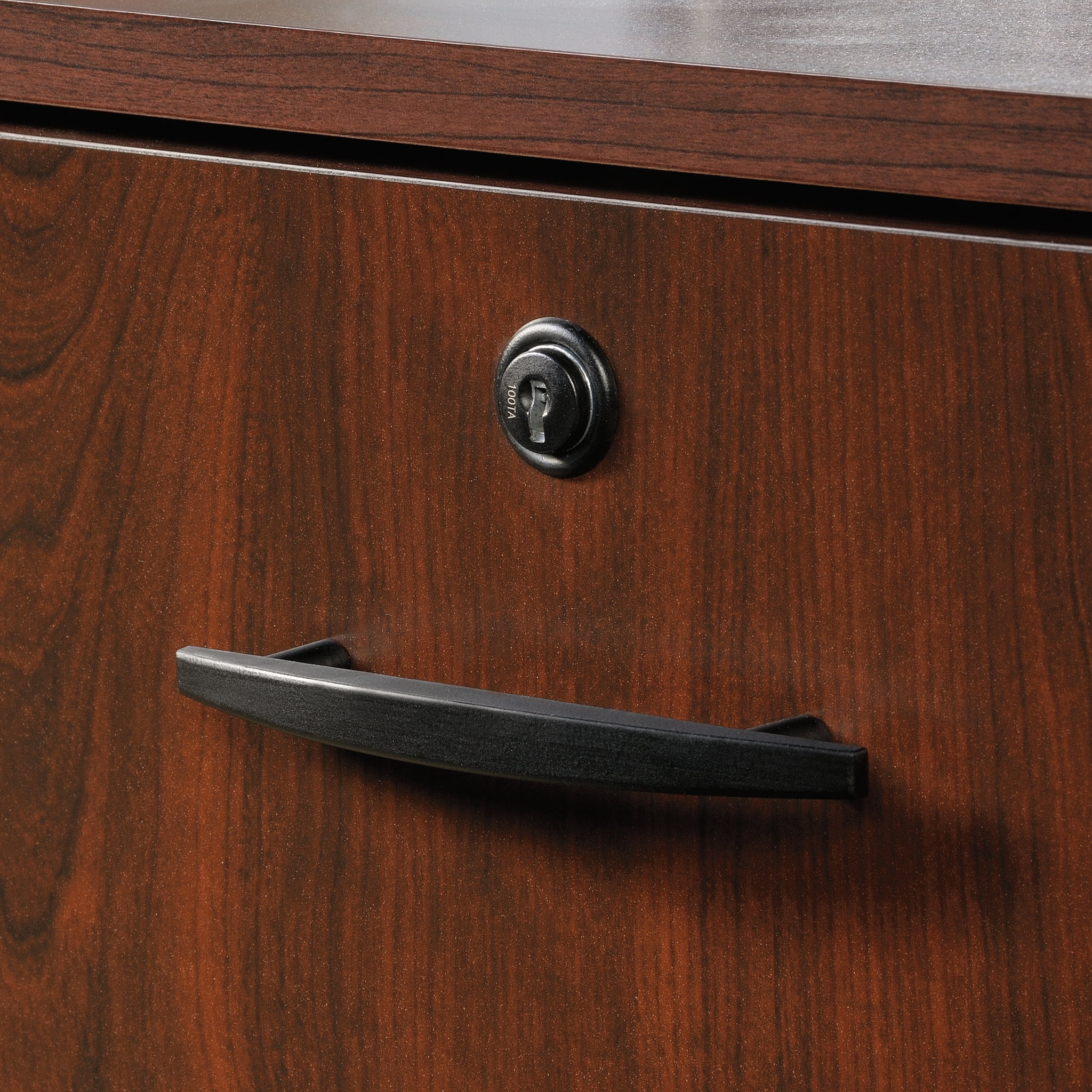 Sauder Via Engineered Wood File Cabinet in Classic Cherry Finish