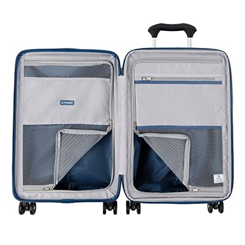Travelpro Maxlite Air Hardside Expandable Carry on Luggage, 8 Spinner Wheels, Lightweight Hard Shell Polycarbonate Suitcase, Shadow Grey