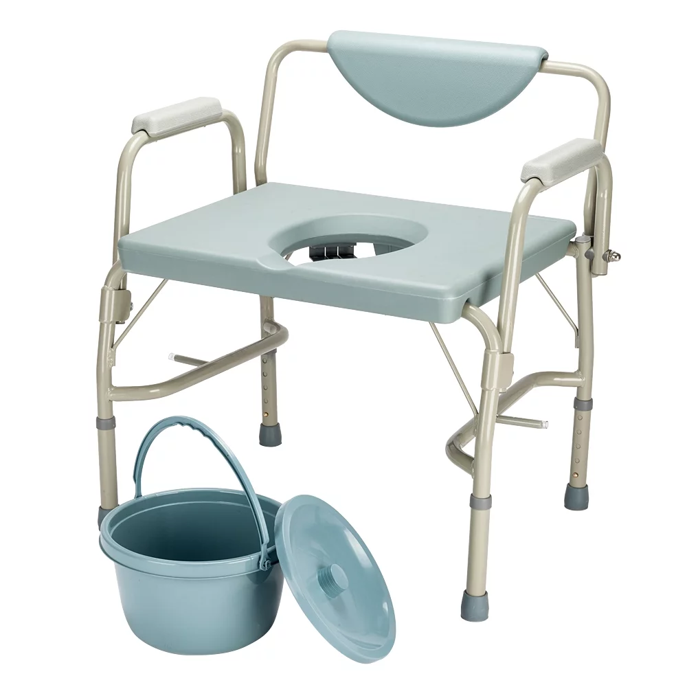 BMTBUY Medical Bariatric Drop-Arm Commode