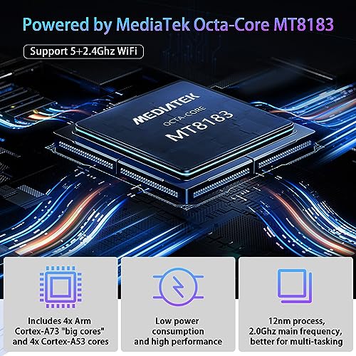 Tablet 10.1 Inch Android 13 Tablets 2025 Latest Android Tablets 128GB ROM+16GB RAM (8+8 Virtual), 2 in 1 Tablet with Keyboard