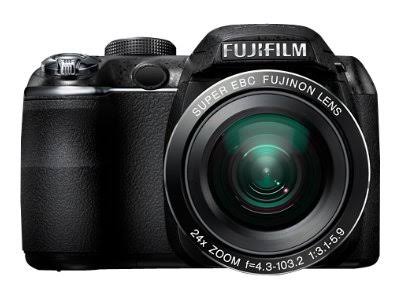 Fujifilm FinePix S3200 - Digital camera - compact - 14.0 MP - 720p - 24x optical zoom - Fujinon - black