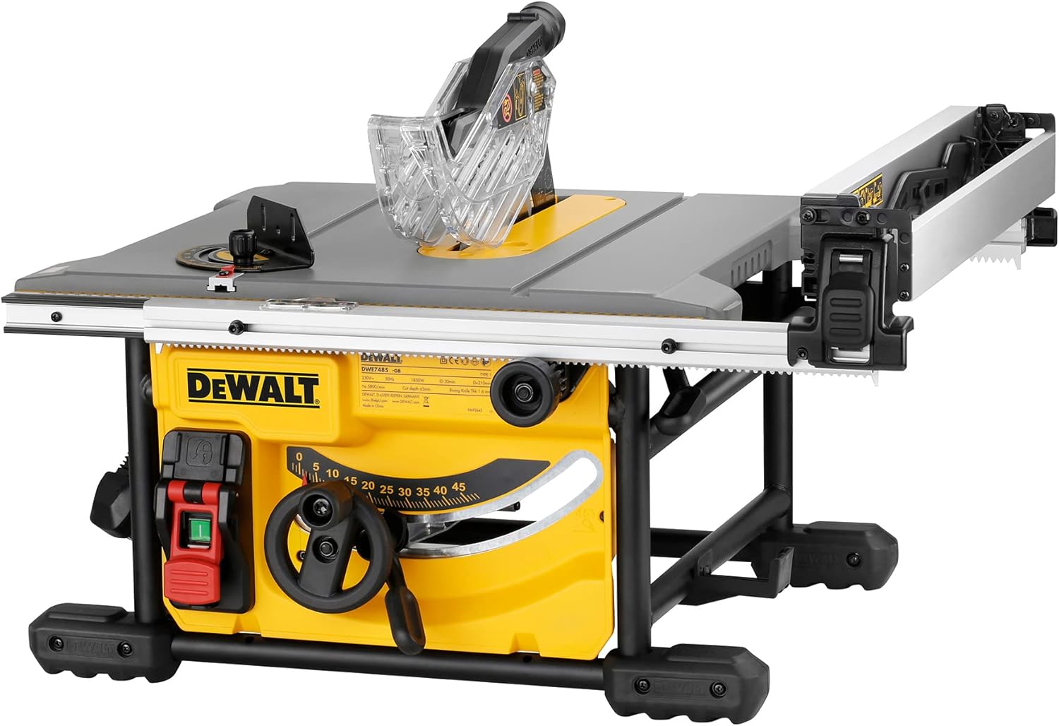 DEWALT Table Saw for Jobsite, Compact, 8-1/4-Inch (DWE7485)