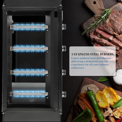 Outvita 2 Burner Portable Flat Top Gas Grill, 28" Propane Griddle, 30,000 BTU