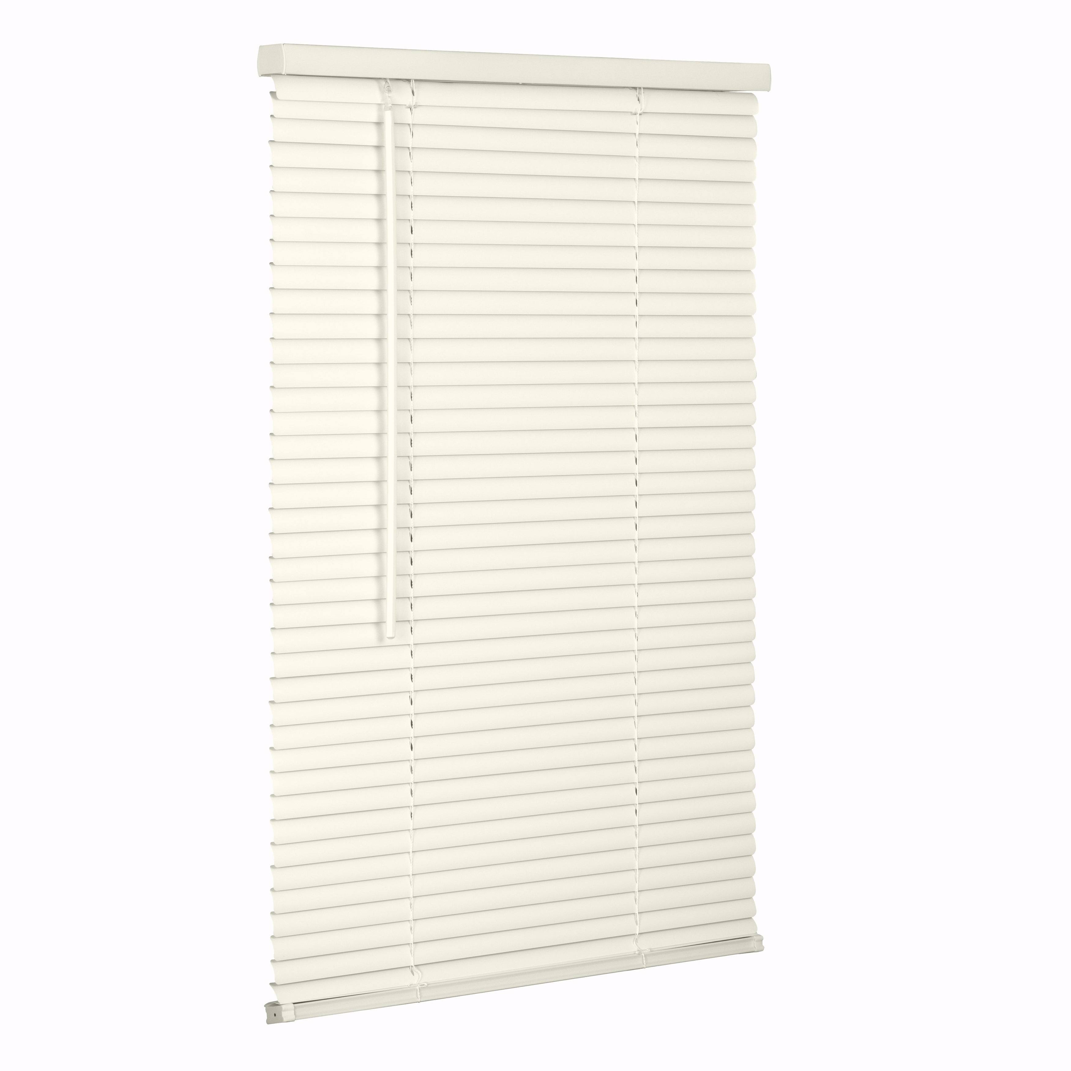 1x22 Cordless Room-Darkening Vinyl-Plus Blind - Alabaster - 43x22 W x 84x22 L