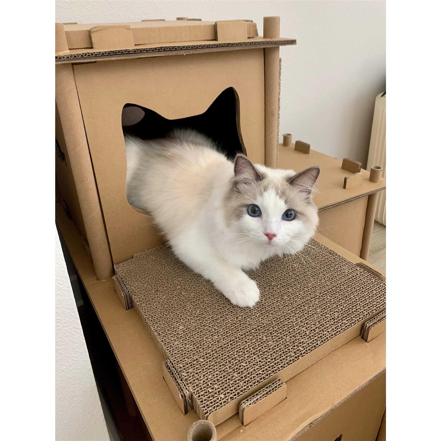 Petique Feline Fortress Cat House - Pet Supplies online store