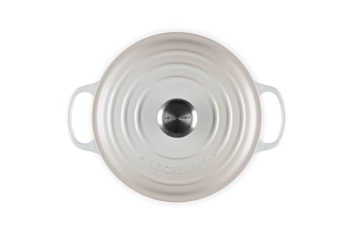 Le Creuset Enameled Cast Iron Signature Round Dutch Oven, 4.5 qt., Meringue