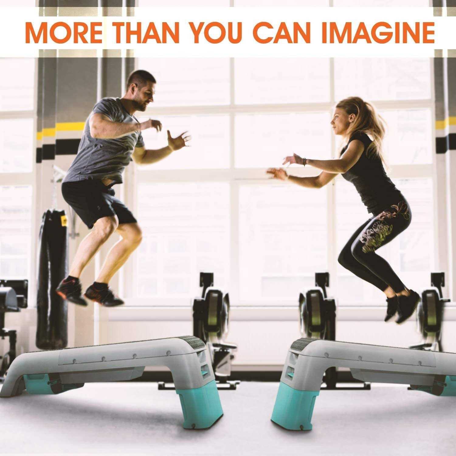 Yes4all Multifunctional Fitness Aerobic Step Platform/Aerobic Deck - Sports Supplies Online Store