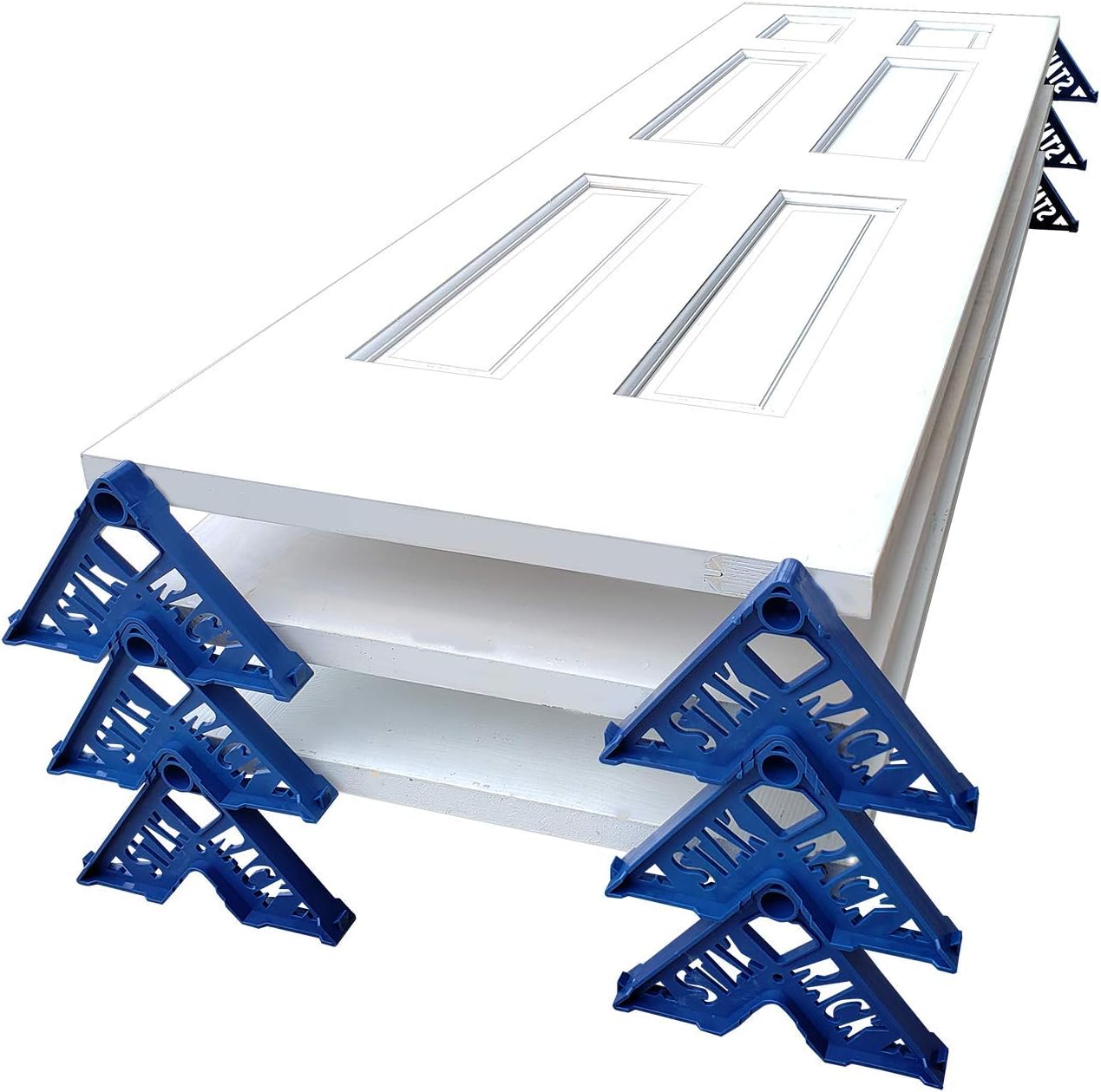 Stak Rack | 4 in 1 Painter's Accessory Tool | Stacking Design | Paint Interior or Exterior Doors