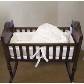 Babykidsbargains Gold Brocade Cradle Bedding Set, 15x22 x 33x22