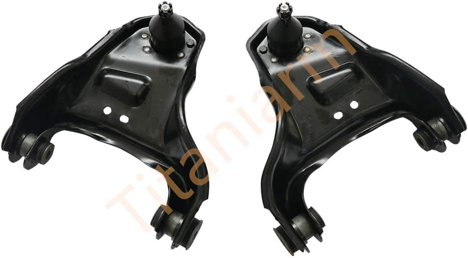 Titaniarm New 4PCS Suspension Parts Kits- Front upper Control Arm w/ Ball Joint + Front upper Ball Joint-Fits 4x4 Models Only Pack of 2