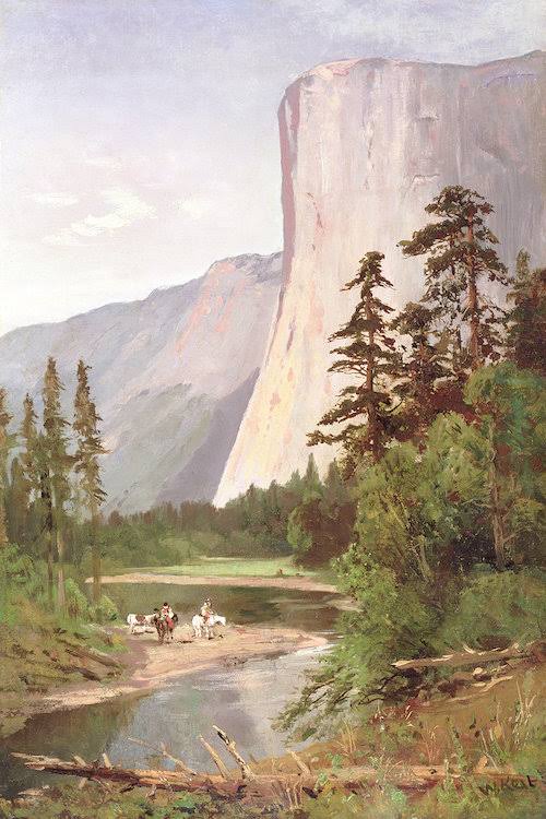 William Keith Canvas Wall Decor Prints - El Capitan, Yosemite Valley