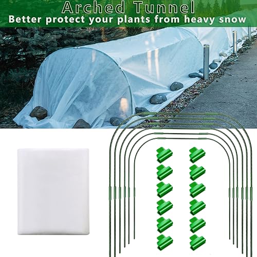 Greenhouse Hoops Grow Tunnel，for Raised Garden Beds