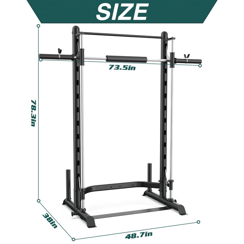 SincMill Squat Rack for Home Gym Bench Press bar Weight Bench Set for Home Gym Power Rack Machines S1000