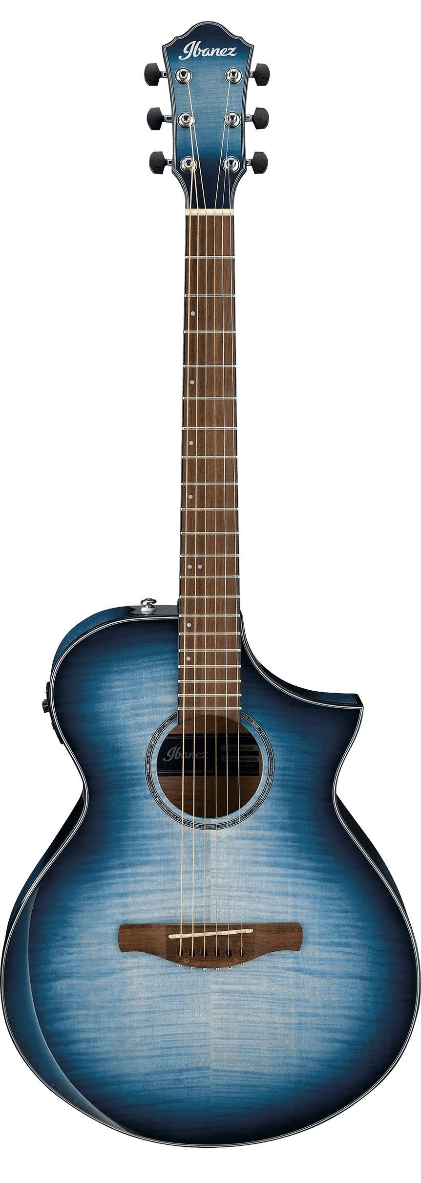 Ibanez AEWC400 Acoustic Electric Guitar - Indigo Blue Burst - Avayadevconnect