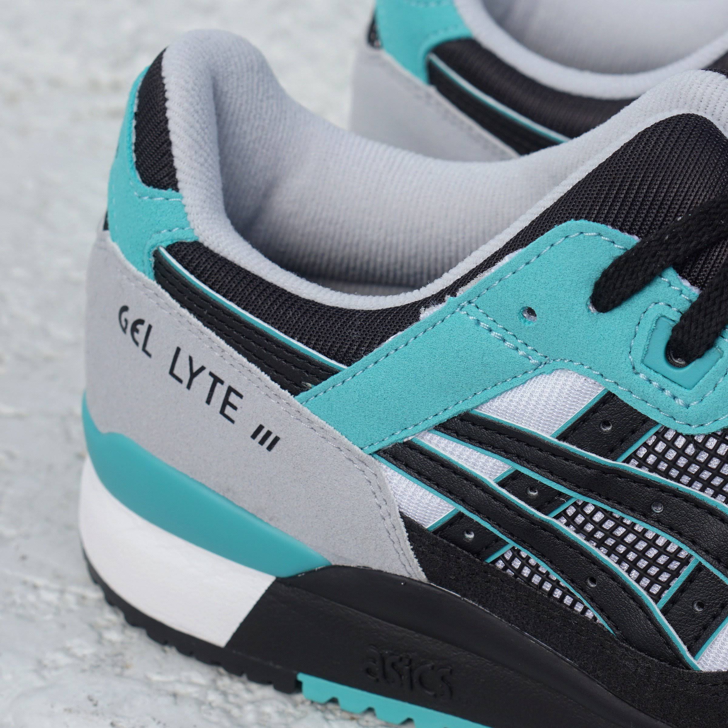 Asics Gel-Lyte III White Black Teal