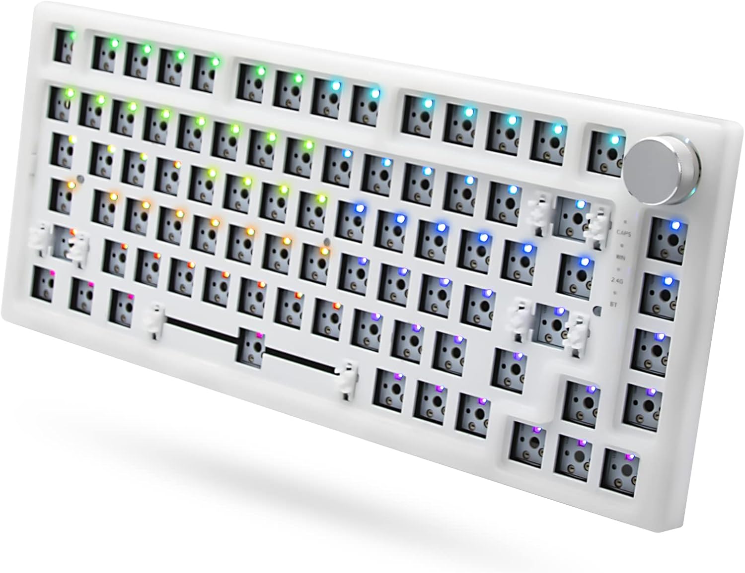 Feker IK75 V3 3 Mode 75% Gasket Mechanical Keyboard kit - Wireless/Wired/2.4GHz Customized Programmable Keyboard Kit