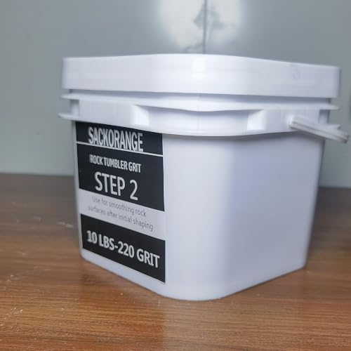 10 LBS Step-1 Rock Tumbler Grit -COARSE 60 Grit Tumbler Silicon Carbide Abrasive, Rock Polishing Grit Media, Works with Any Rock Tumbler