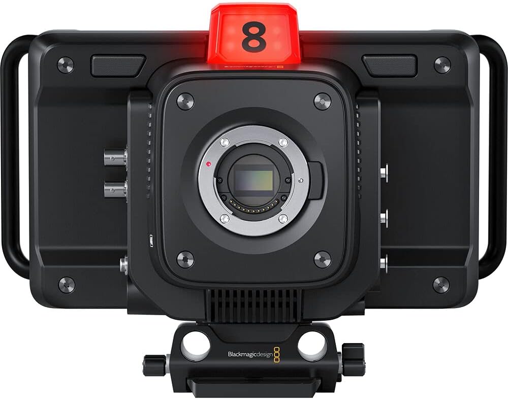 Blackmagic Design Studio Camera 4K Pro Bundle with AKG K240 Studio Pro Headphones and Screen Cleaning Wipes