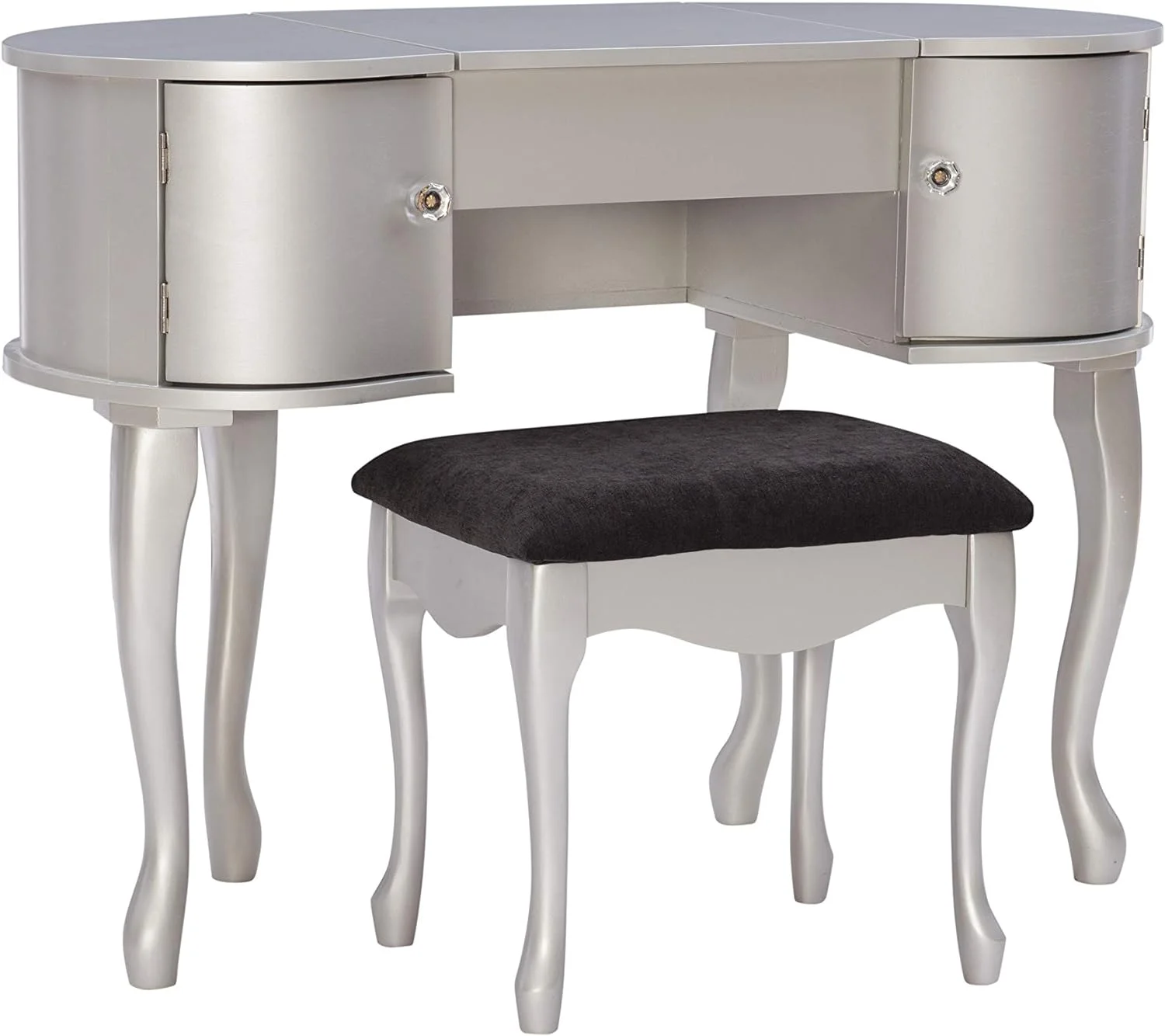 Paloma Vanity Set, 30" X 40.5" X 19.25", Silver