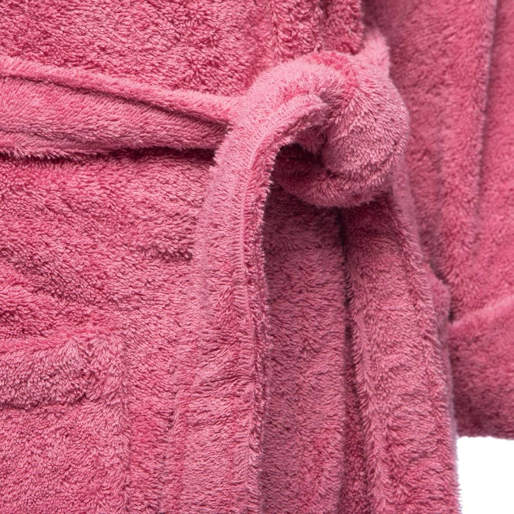 Salbakos Large Turkish Cotton Terry Bathrobe in Beige
