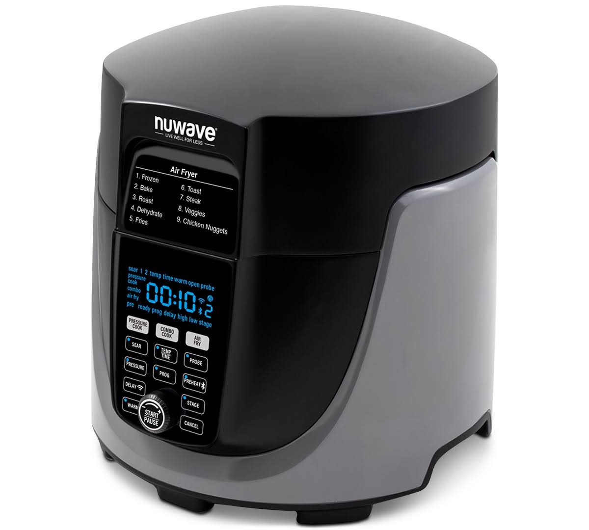 NuWave Duet Pressure Cooker / Air Fryer Combo, Multicolor, 6 qt