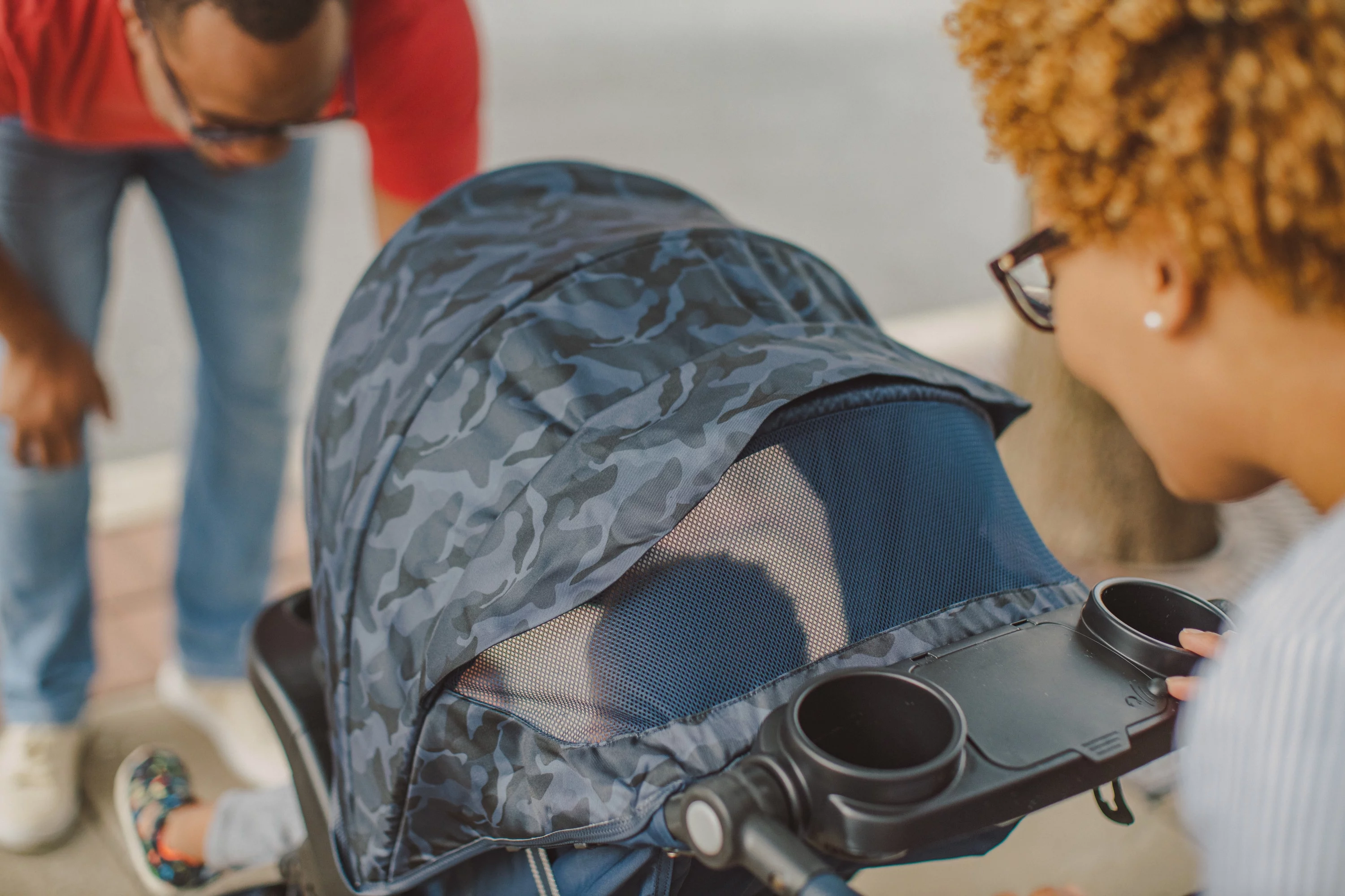 Monbebe Travel System Stroller & Infant Car Seat - Navy Camo