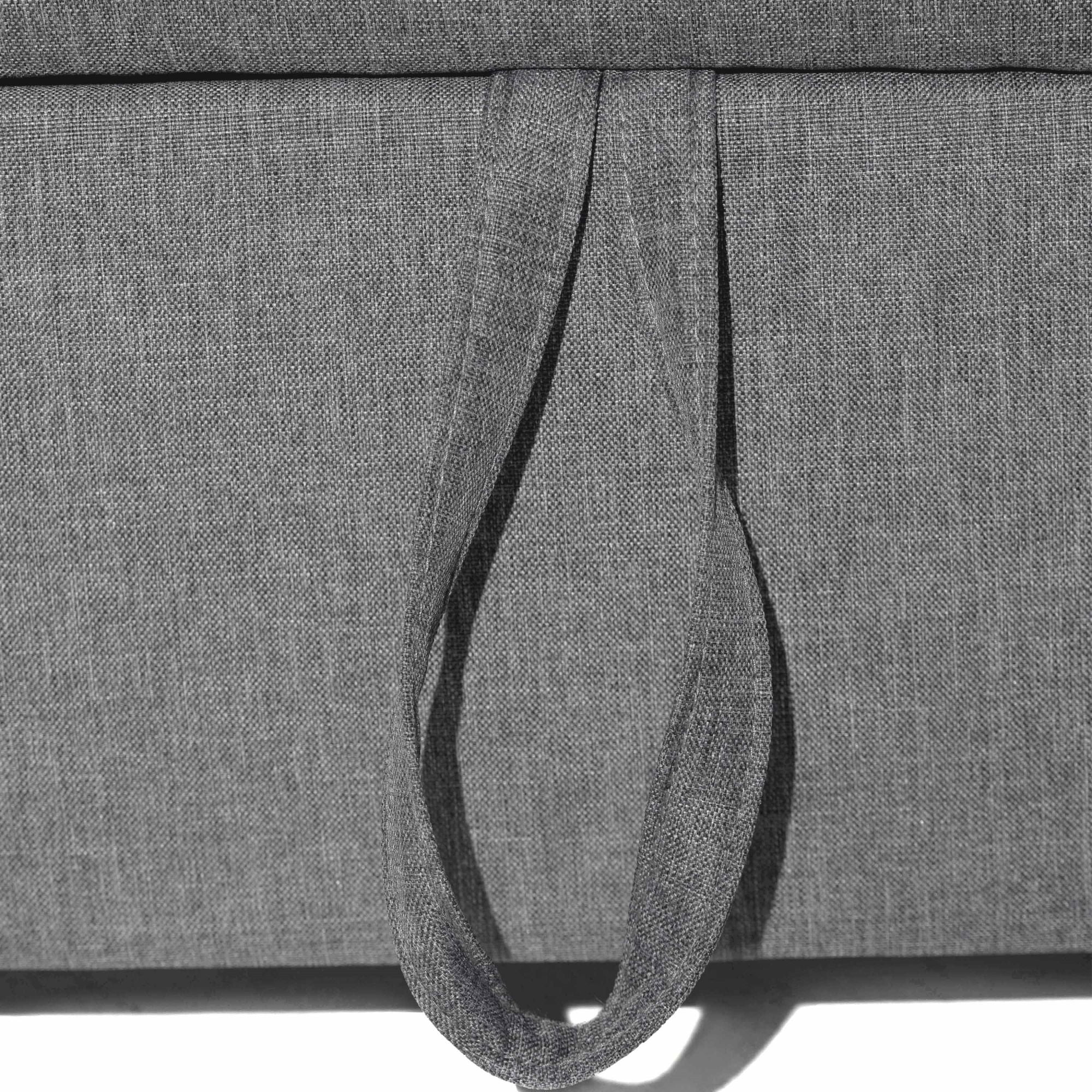 Daybed Convertible Chair Bed Sofa Sleeper 3-in-1 for Adults Single Adjustable Chair with Pillow and Pocket Linen Fabric Modern Arm Chair Light Grey