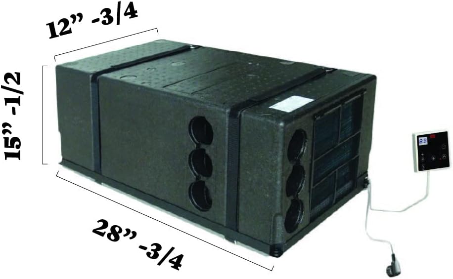 Pioneer® 9,000 BTU Under-Bench RV Heat Pump Air Conditioner, 110/120V