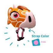 Crazy Safety Animal Kids Bike Helmet for Boys and Girls, Brown Giraffe