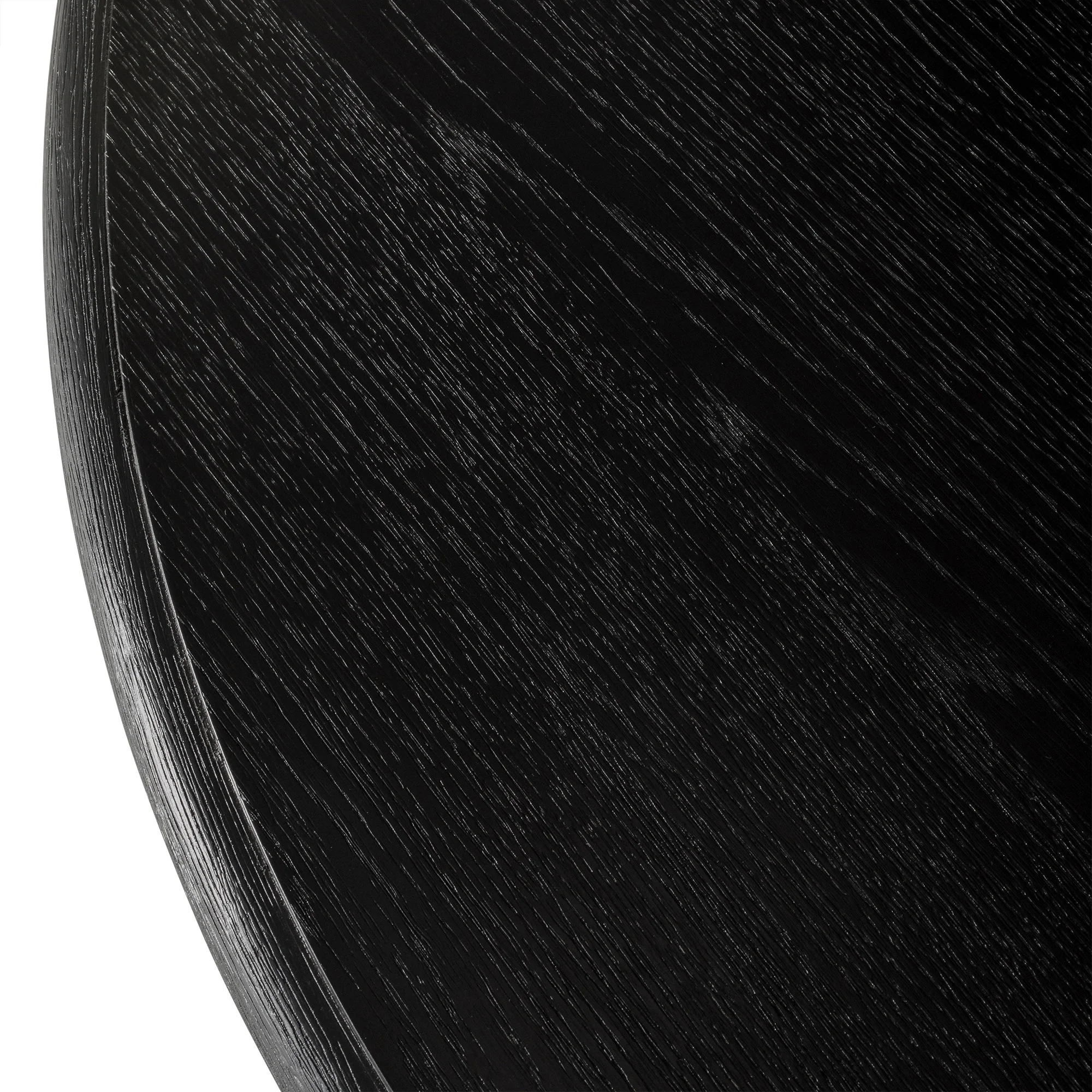 Maven Lane Zola Traditional Round Wooden Dining Table in Antiqued Black Finish