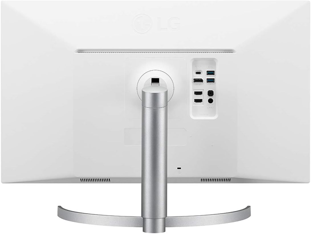 LG 27UL850-W 27 Inch UltraFine (3840 x 2160) IPS Display with VESA DisplayHDR 400 and USB Type-C Connectivity, White