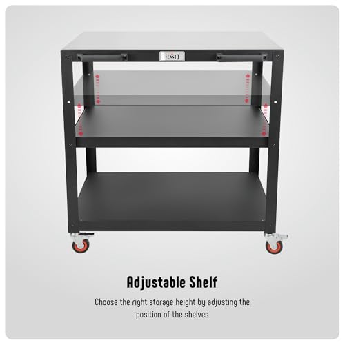 35” Outdoor Grill Cart with Sink, Outdoor Kitchen Sink Station with Hose Hook Up, Free Standing Sink with Wheels