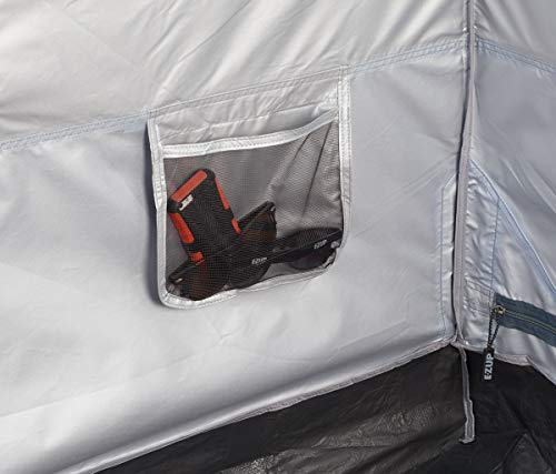 E-Z UP Camping Cube 6.4, Converts 10' Straight Leg Canopy into Camping Tent, Royal Blue (Canopy/Shelter NOT Included)