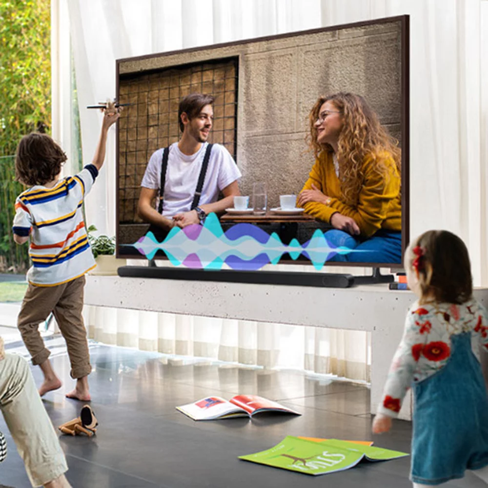 Open Box Samsung HW-S800B/ZA 3.2.1ch Soundbar with Wireless Dolby Atmos DTS Virtual:X, Ultra Slim Design, Q Symphony, SpaceFit Sound, Airplay 2