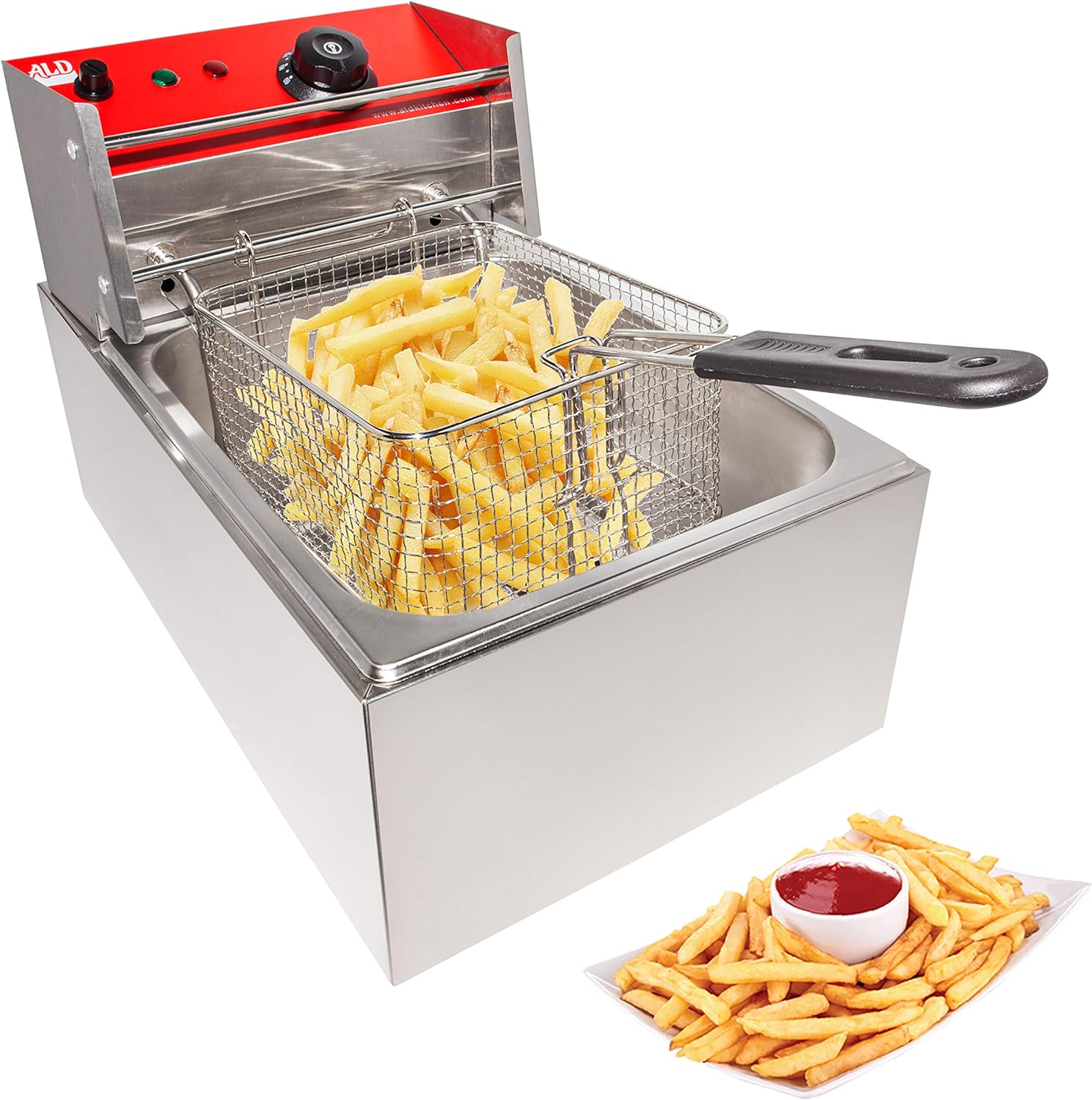 Deep Fryer | Stainless Steel | 1 & 2 Baskets (1-Basket)