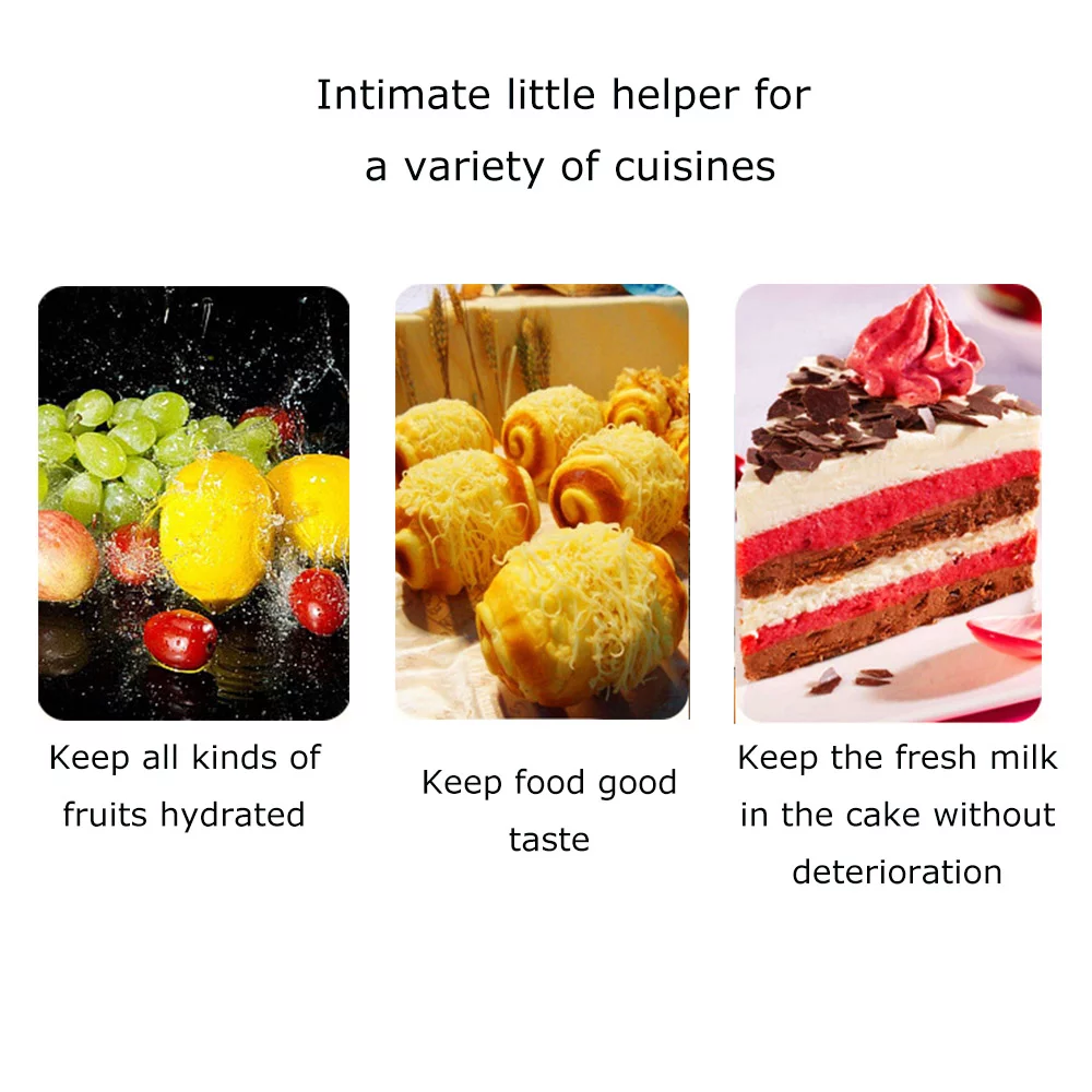 INTSUPERMAI 35" Refrigerated Cake Showcase Cooling Display Case Bakery Cabinet Defrost Right Angle 2-layer Back Sliding Door Desktop 220V