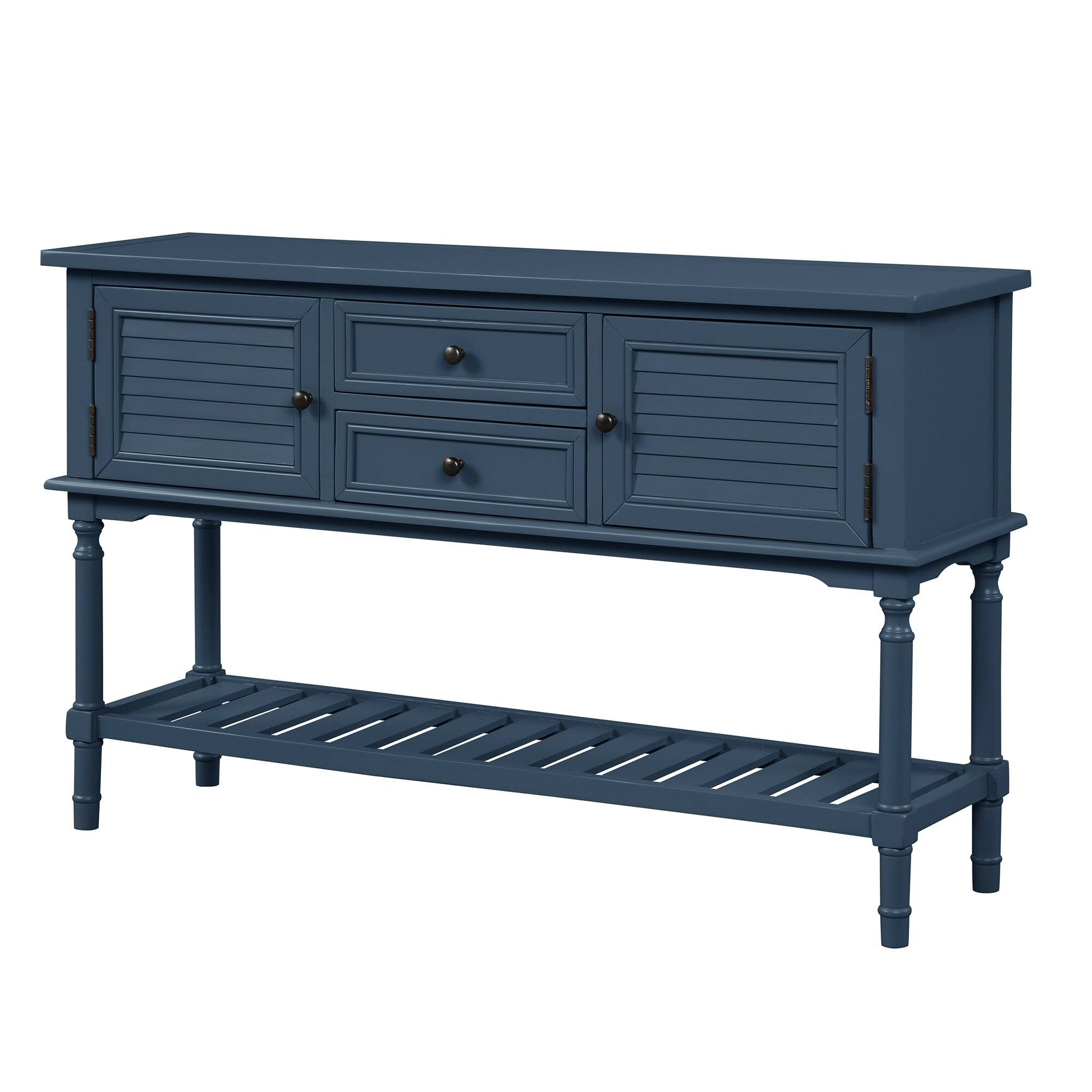 Black 47'' Living Room Modern Sofa Table Console Table