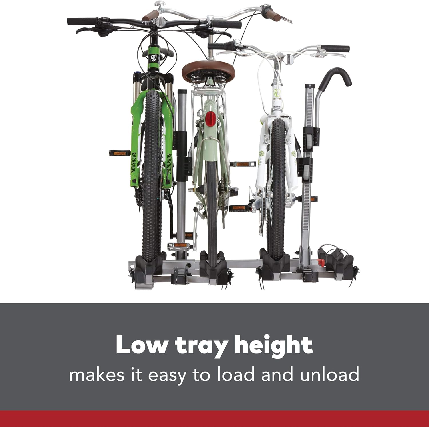YAKIMA - FourTimer Hitch Mount Tray Bike Rack, 4 Bike Capacity
