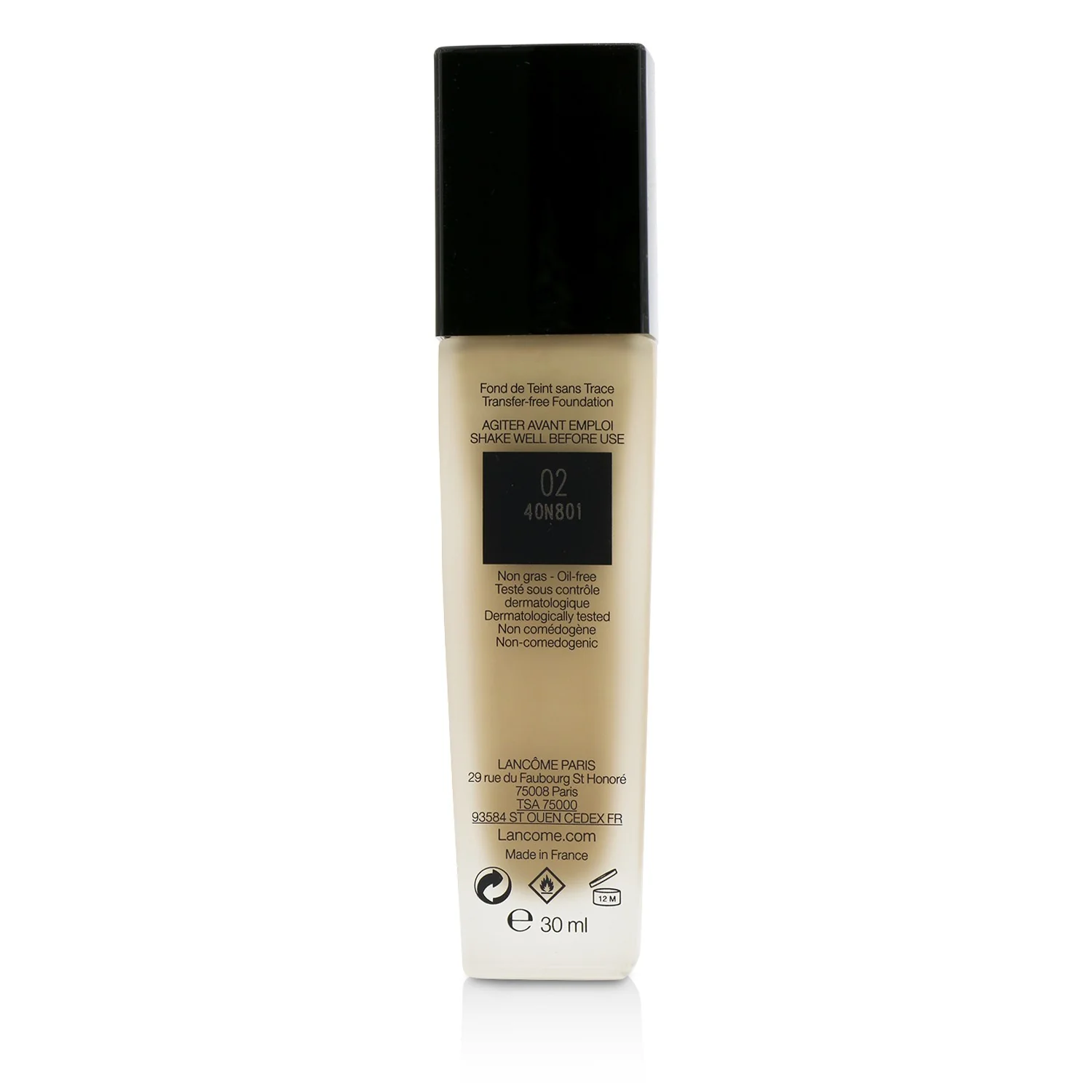 Lancome Teint Idole Ultra Wear 24H Wear & Comfort Foundation SPF 15 - # 025 Beige Lin (Box Slightly Damaged)  30ml/1oz