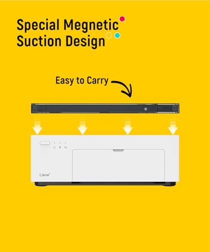 Liene 4x6'' Photo Printer, Phone Printer 100 Sheets & 3 Cartridges, Full-Color Photo, Portable Instant Photo Printer for iPhone Android