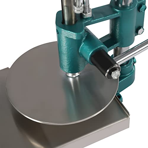 Pizza Dough Press Machine,7.9"/9.5" Pizza Pastry Press Machine with Dual Plates, Stainless-Steel Household Pizza Press