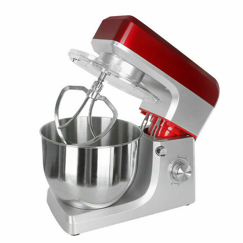 1200W 7L Kitchen Electric Food Stand Mixer Whisk Blender Cake 6 speed 6 Speed Stand Mixer Cake Food Mixing Bowl Beater Dough Electric Blender 1200W