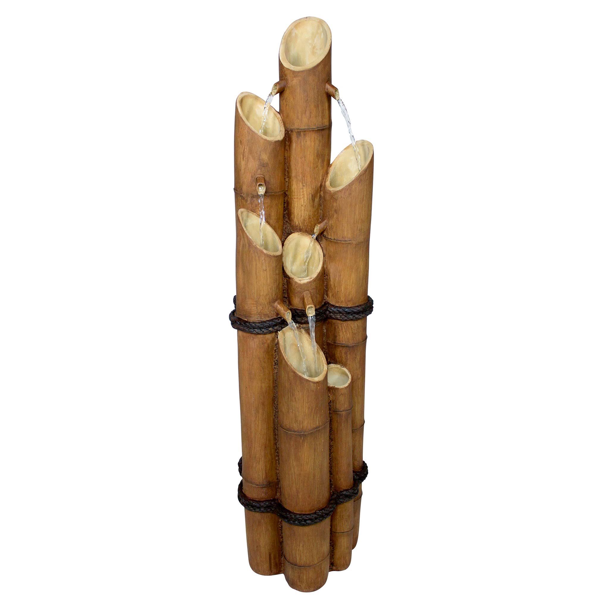 Design Toscano KY1712 Cascading Bamboo Sculptural Fountain
