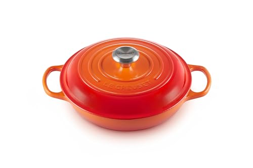 Le Creuset Enameled Cast Iron Signature Braiser, 3.5 qt., Marseille