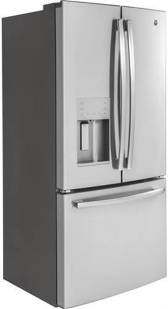 "GE GYE18JSLSS 33"""" Counter Depth Side by Side Refrigerator with 17.5 cu. ft."