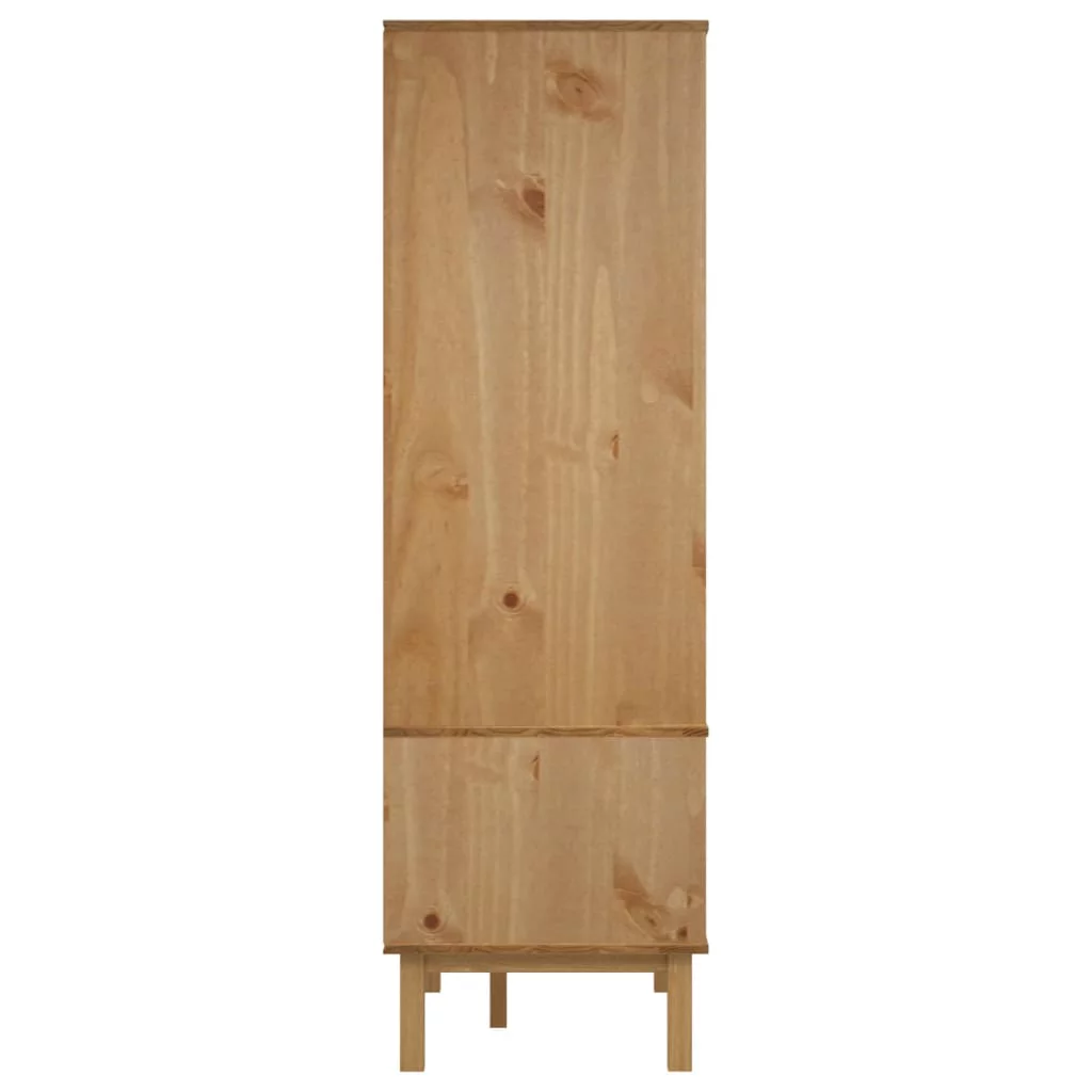Anself Wardrobe OTTA 30.1"x20.9"x67.7" Solid Wood Pine