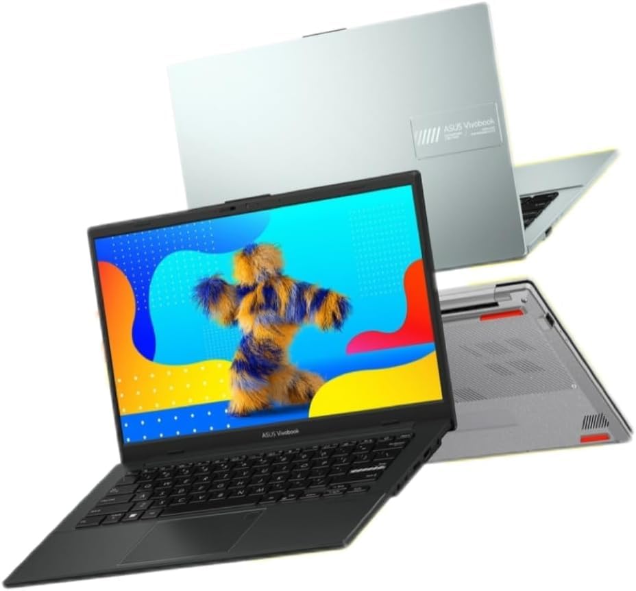 ASUS 2024 Vivobook Go Laptop | Intel 12th 6-Core i3 Upto 4.40 Ghz | 14” FHD LED Display | 24GB RAM | 512GB SSD | 1.3kg Light | 17.3mm Thin | Windows