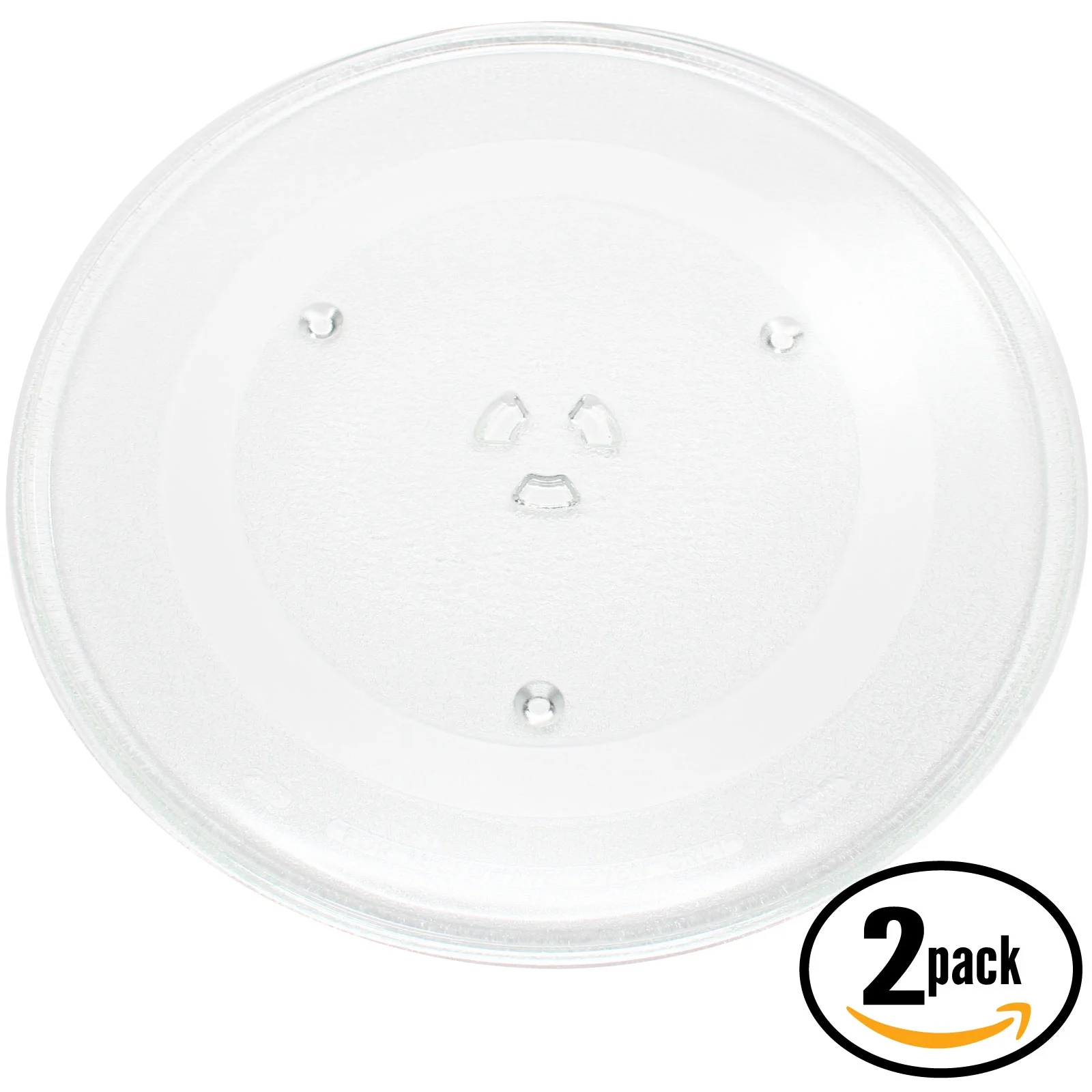 2-Pack Replacement Samsung WMW18109 Microwave Glass Plate - Compatible Samsung DE74-20002 Microwave Glass Turntable Tray - 14 1/8" (359 mm)