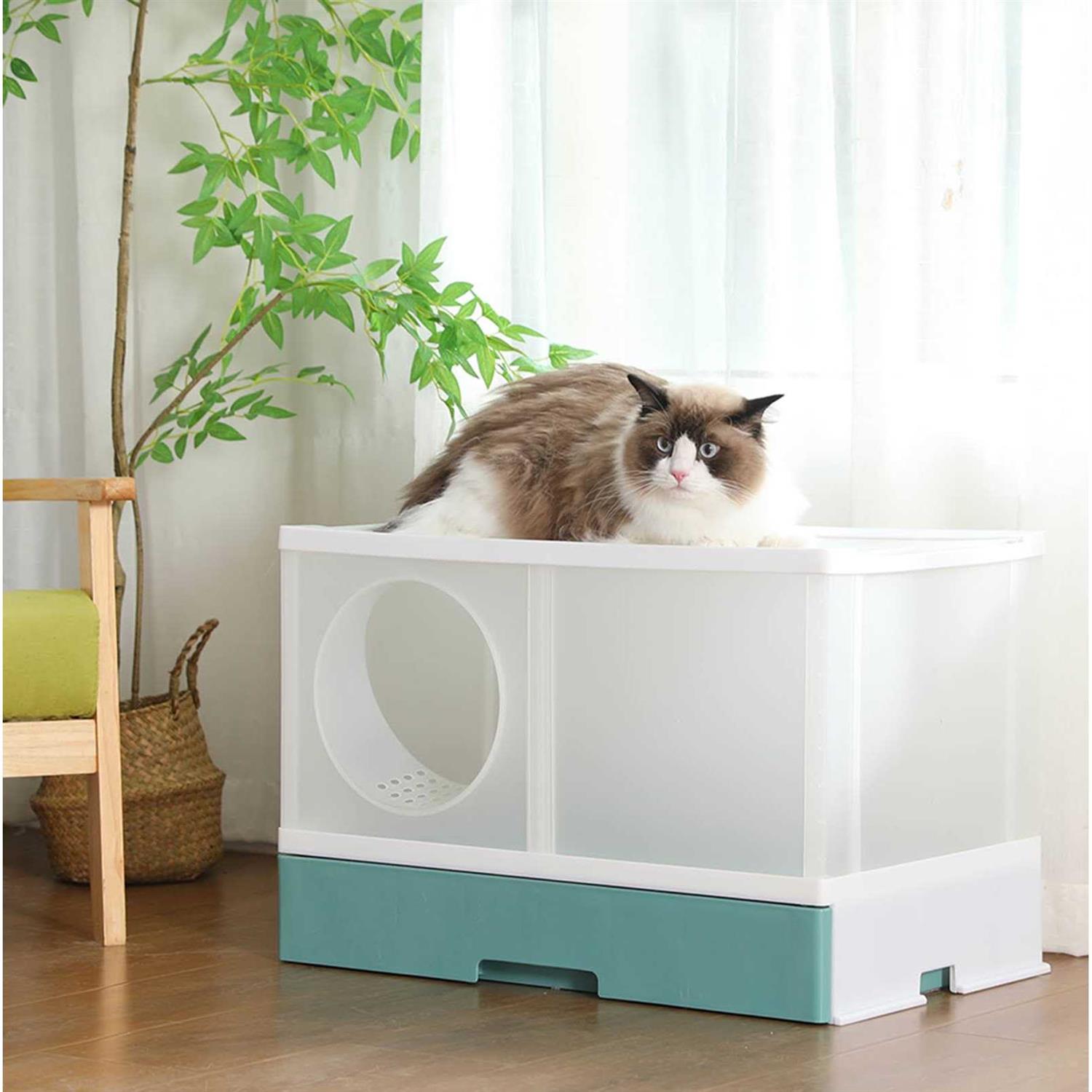 PeTraum Extra Large Jumbo Cat Litter Box TIGO-X V2.0 - Pet Supplies online store